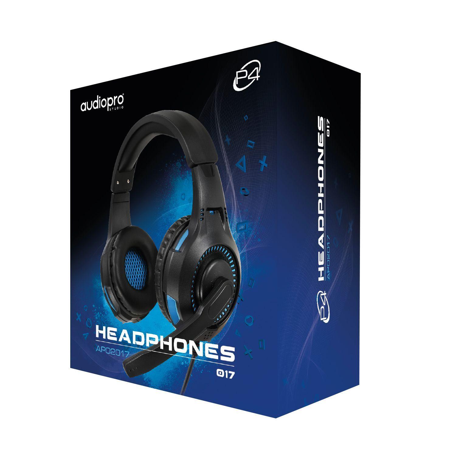 Audífonos Gamer Para Consola De Video Azul -3