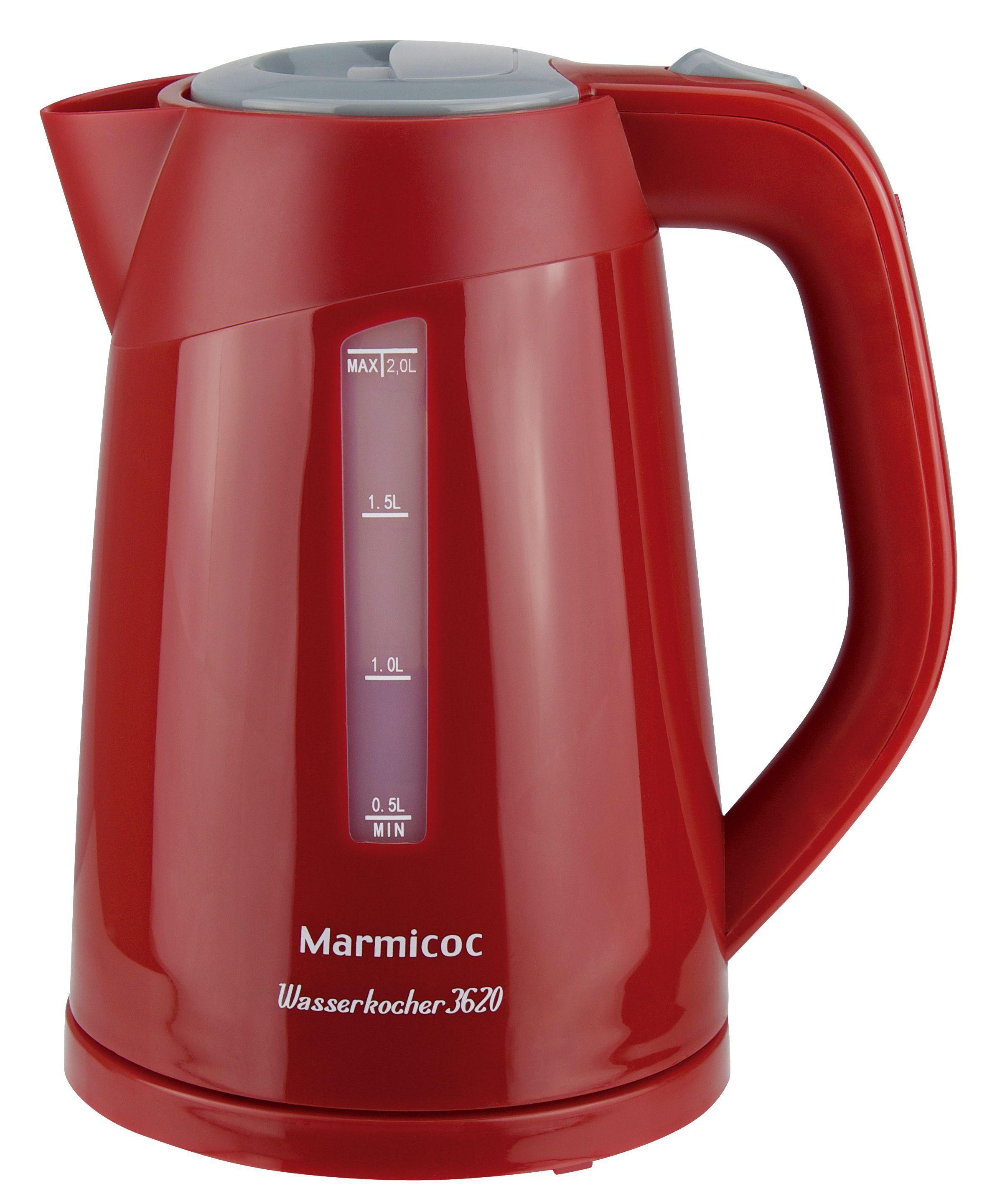 Hervidor De Agua 1,7 Lts. 2000 W Rojo-0