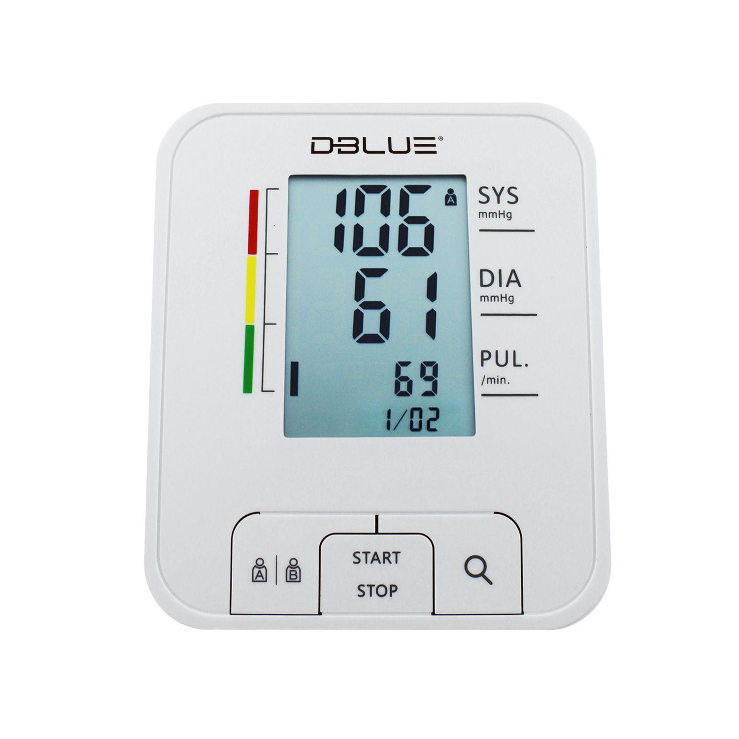 Toma de Presion Digital Dblue Blanco-1