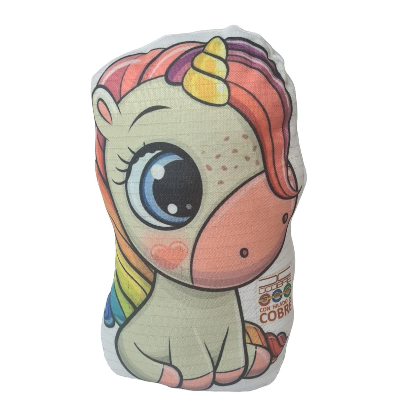 Cojín en cobre unicornio-0