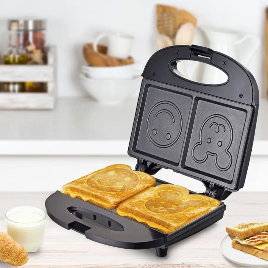 Maquina Tostadora de Pan Antiadherente con Dibujos-1