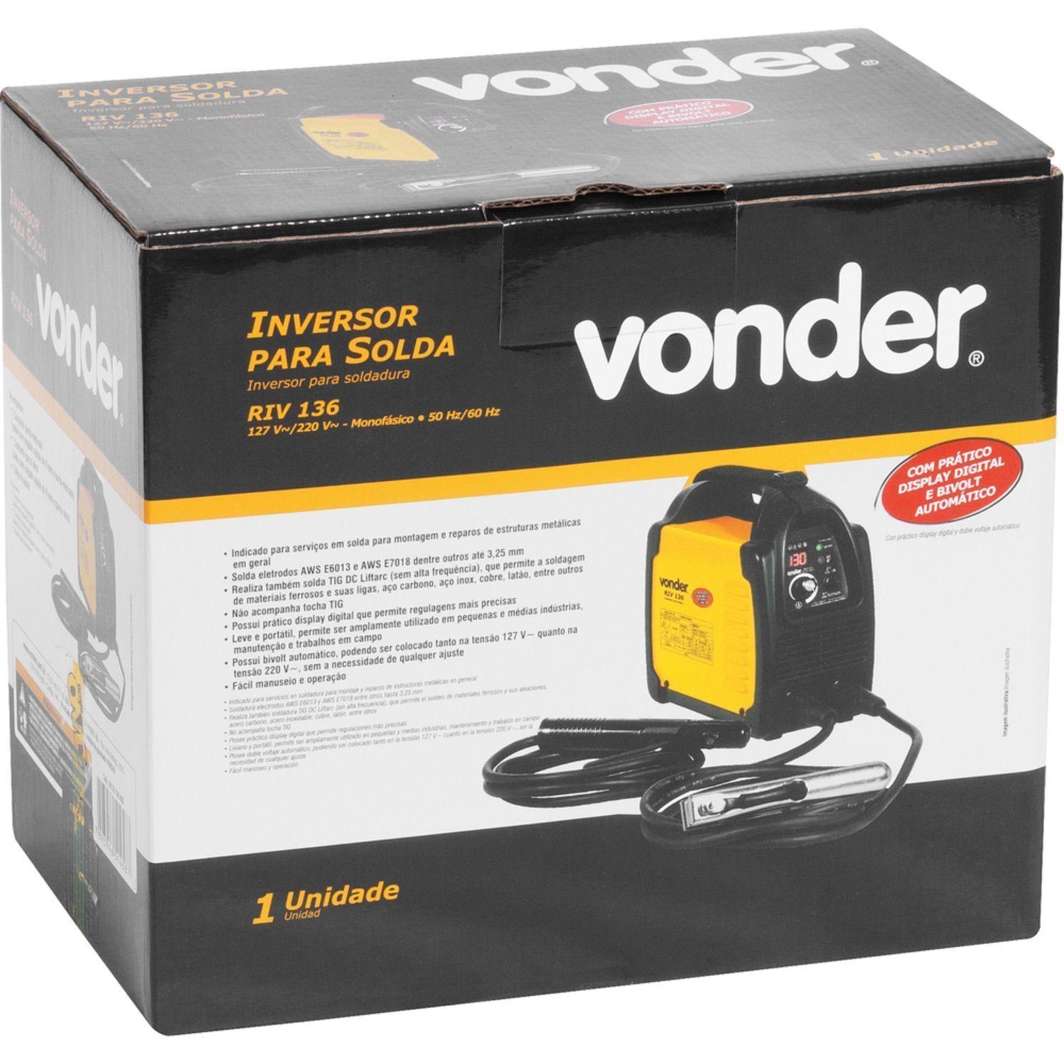 Soldadora Inverter Arco Manual y Tig 130 (A) + Torcha TIG-6