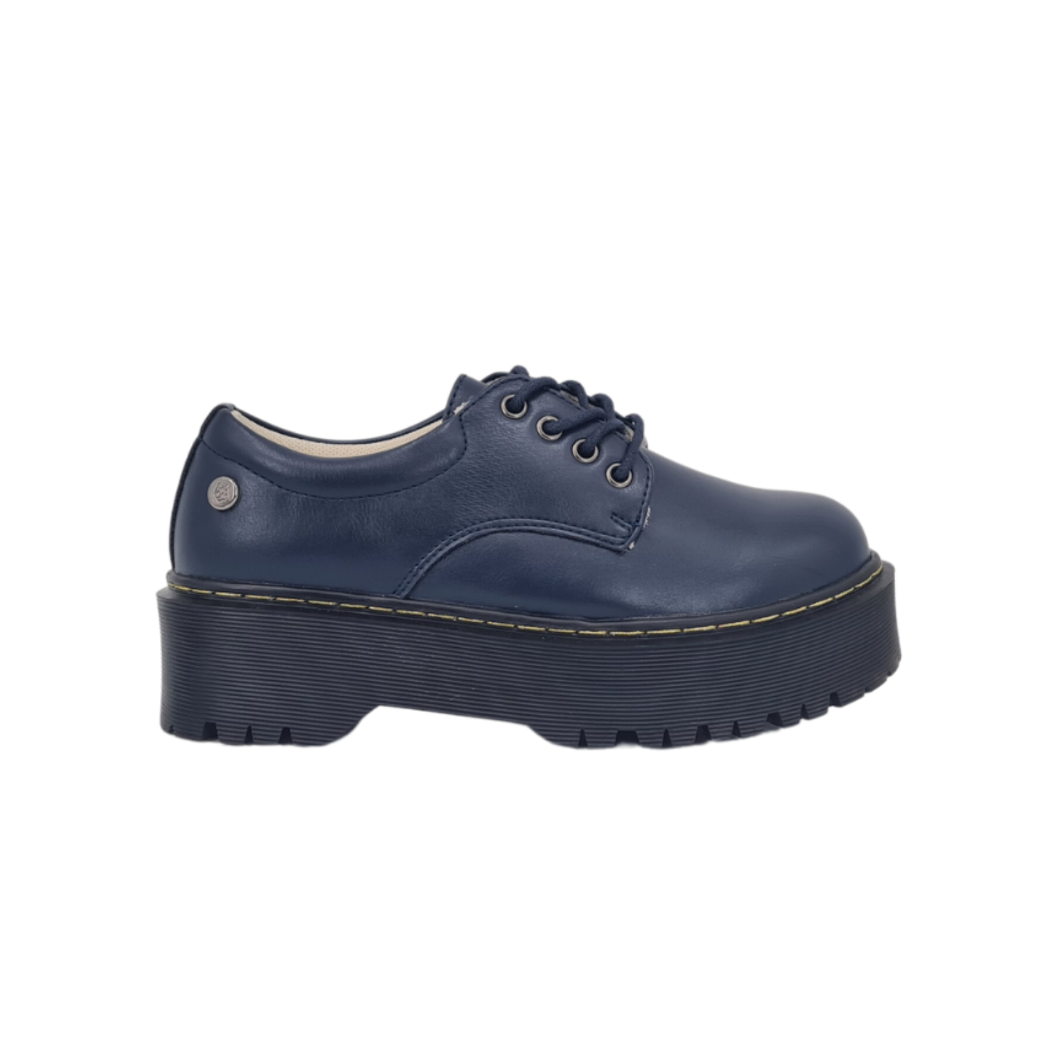 Zapatos Dreato Plataforma Mujer Azul-1