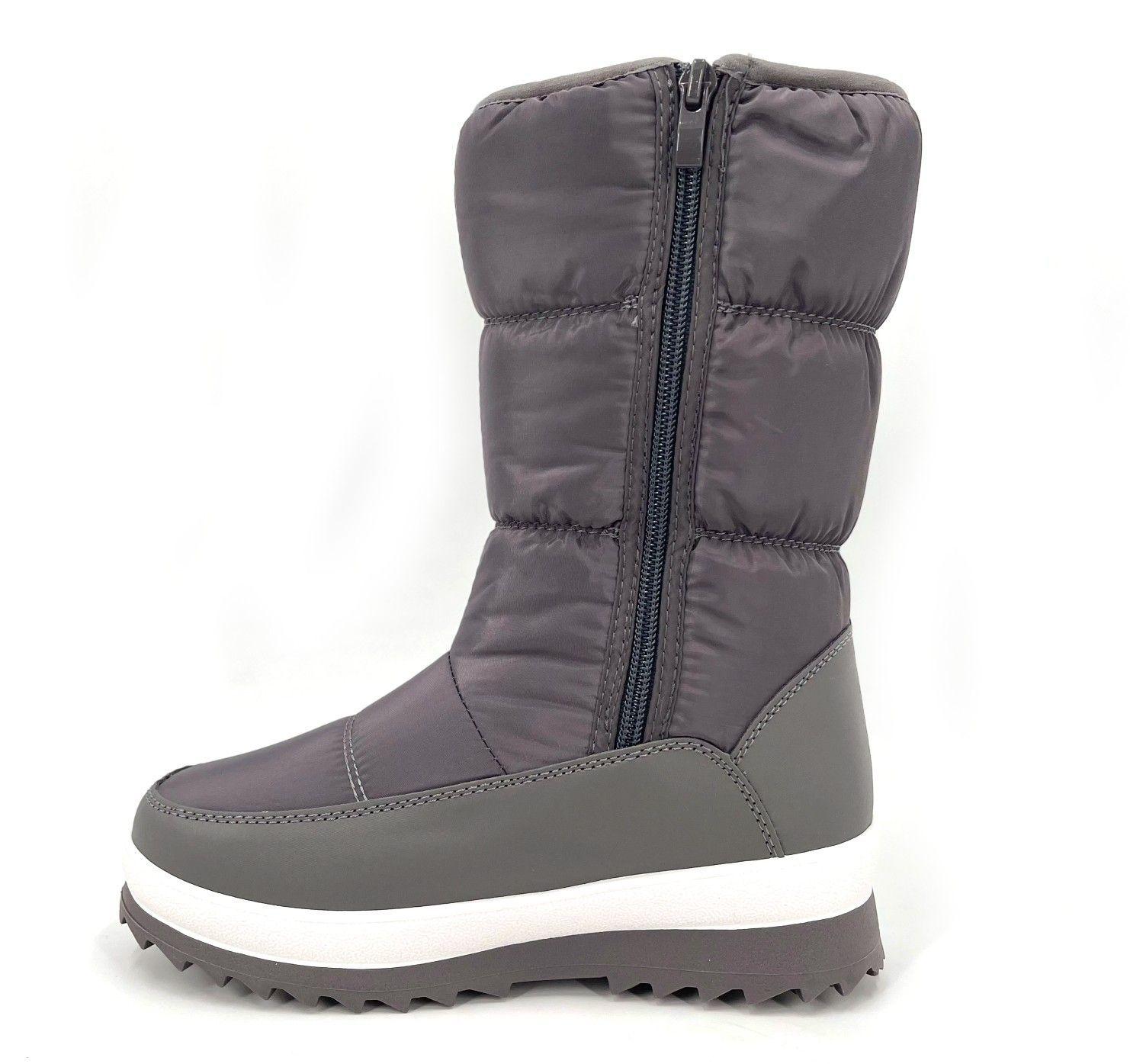 Bota Térmica Impemeable Gris Mujer D2080-2