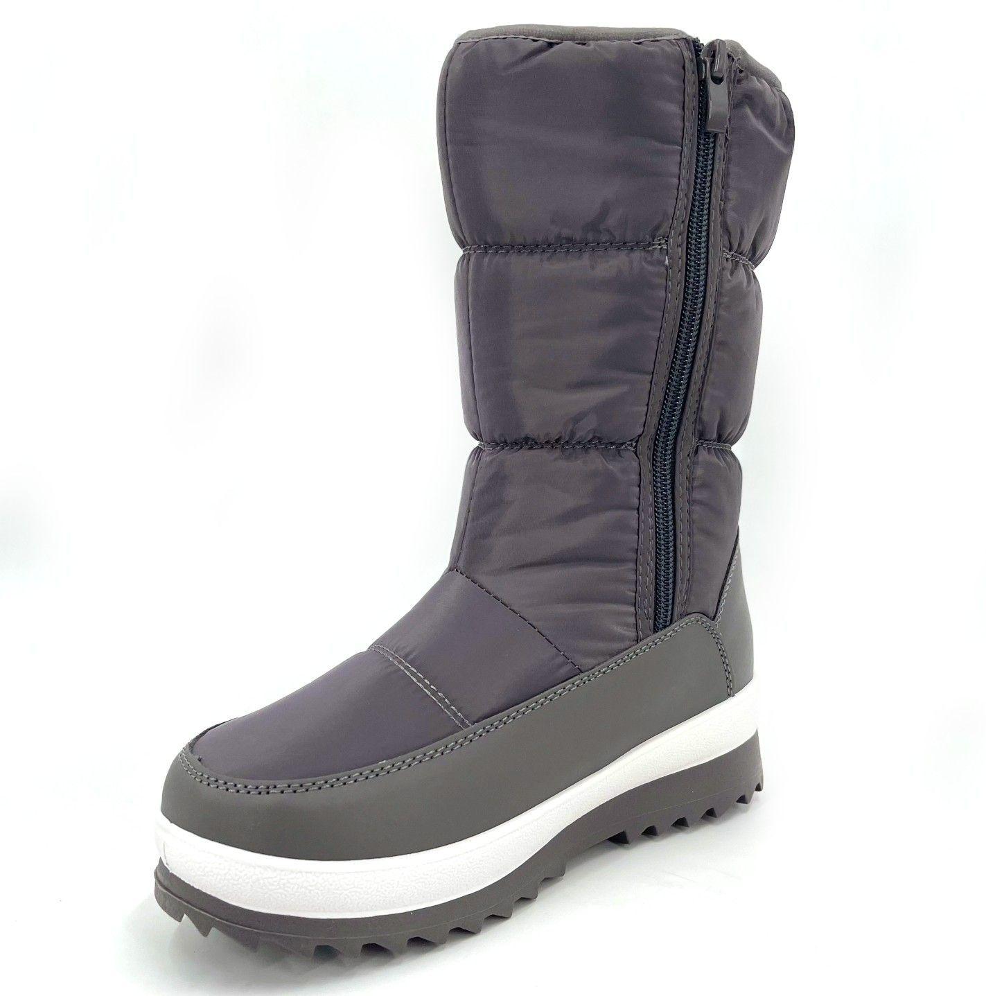 Bota Térmica Impemeable Gris Mujer D2080-1