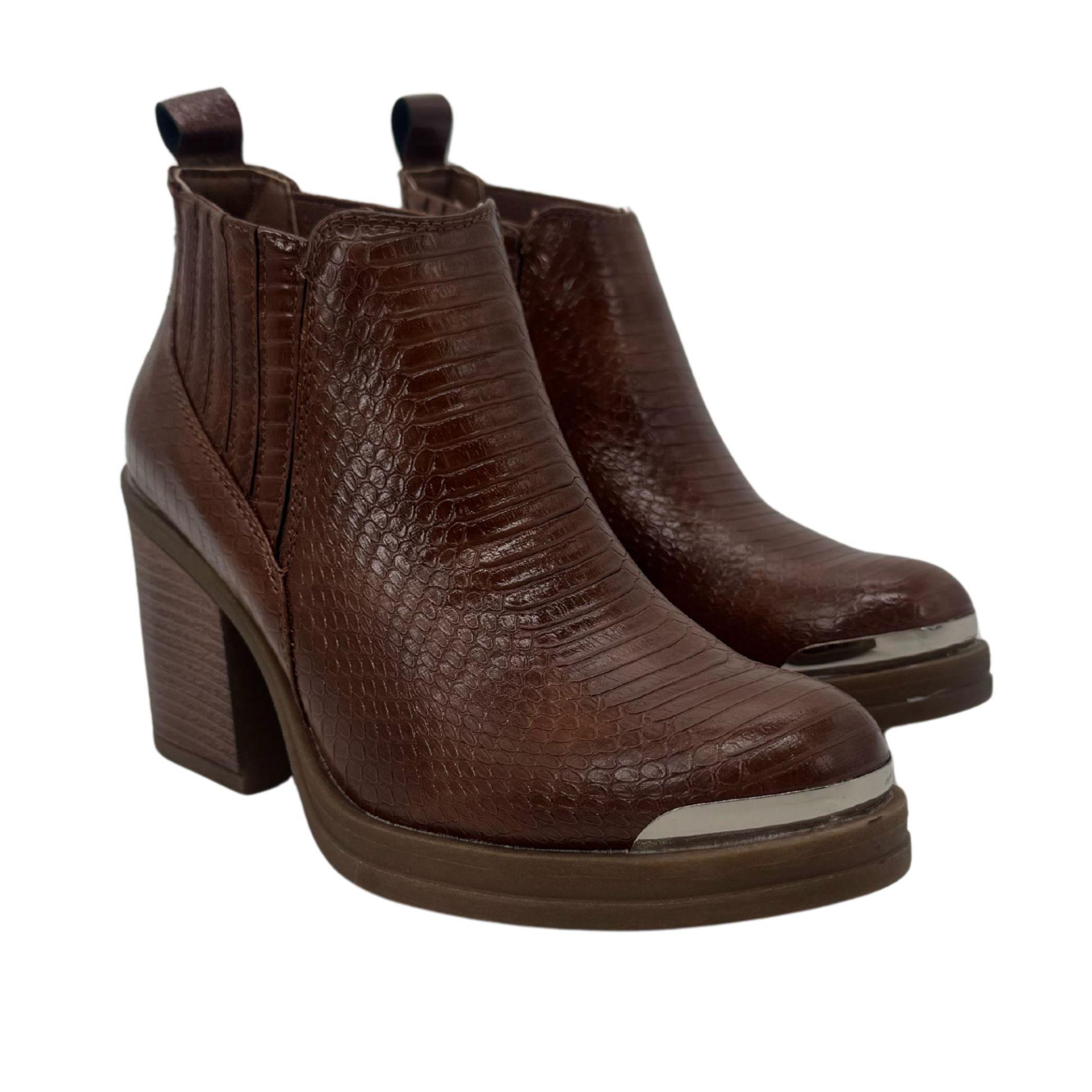 botines taco mujer -4
