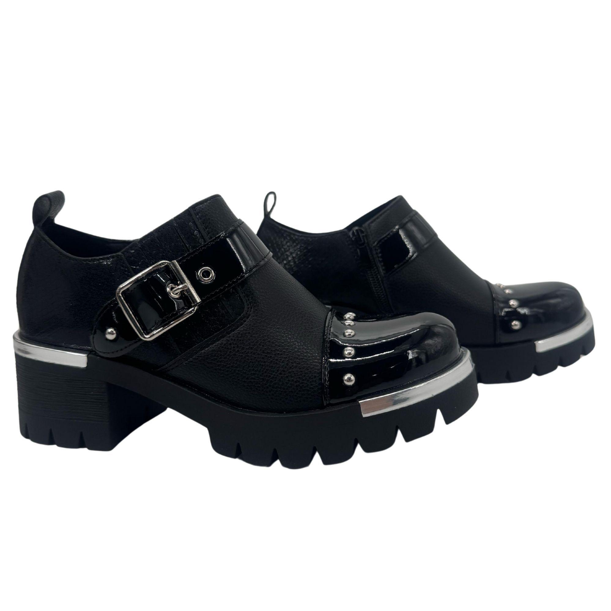 zapato de dama taco cuadrado -3