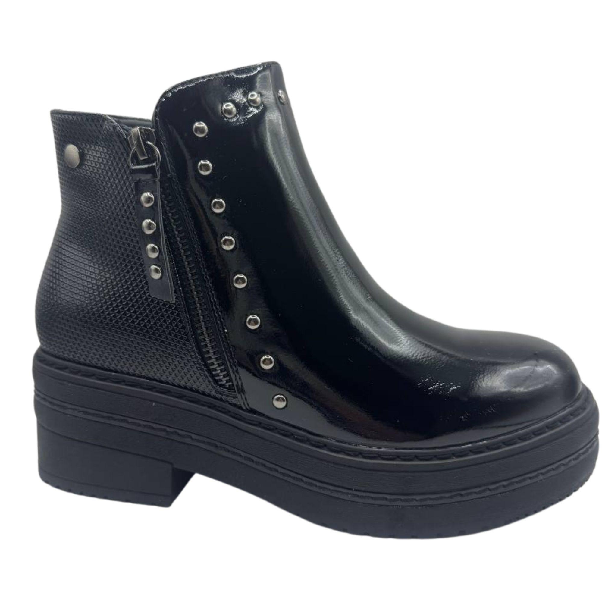 Botin Charol Mujer-1