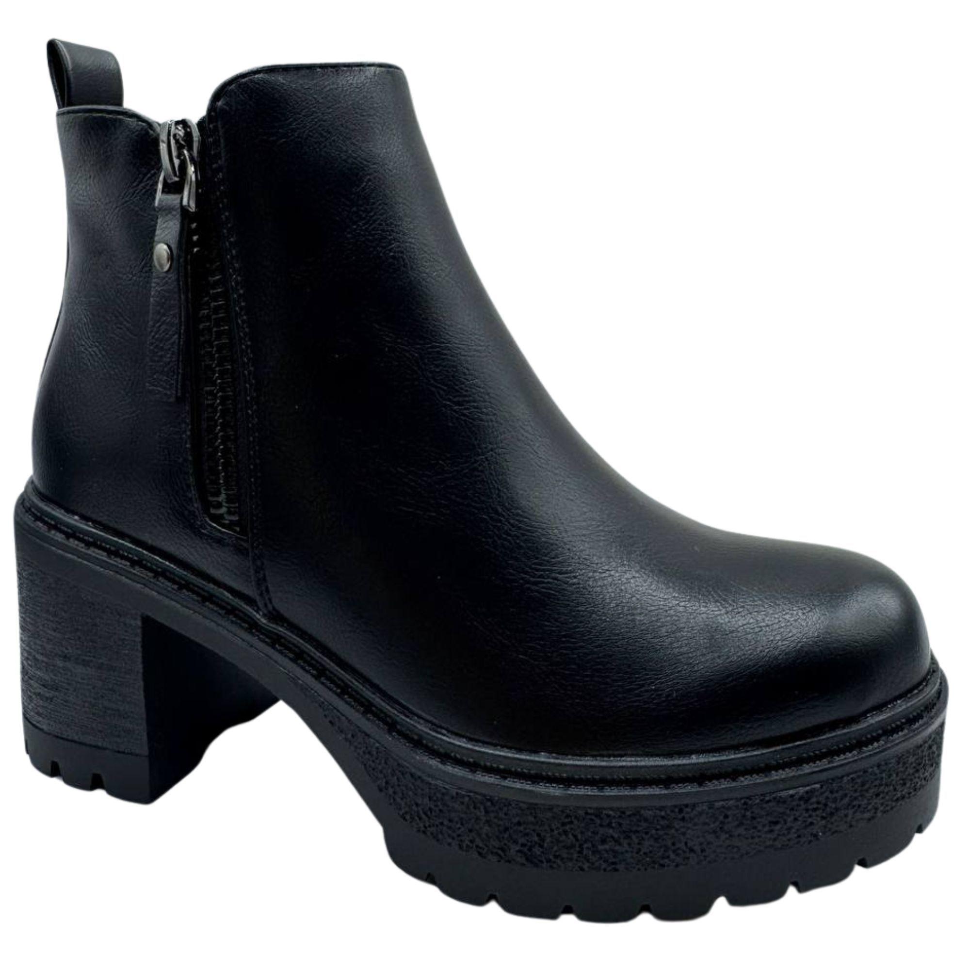 Botin Taco Casual Mujer-0