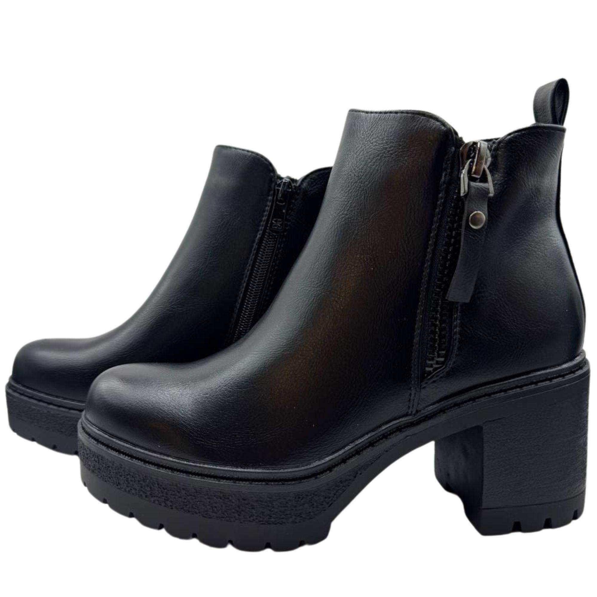 Botin Taco Casual Mujer-4