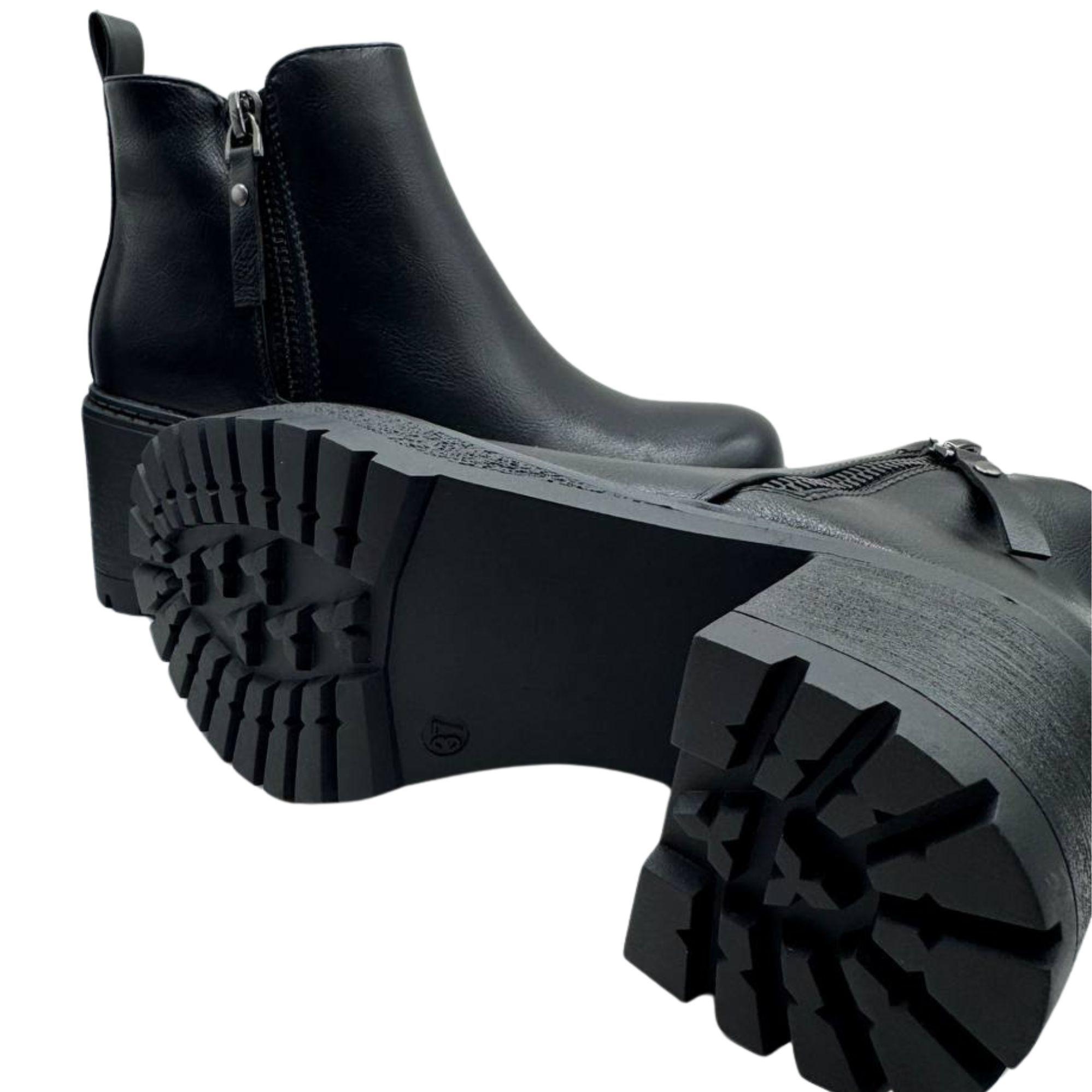 Botin Taco Casual Mujer-5