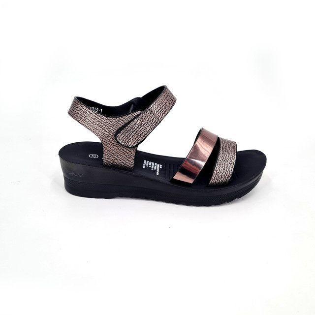 SANDALIAS GOMA METALIZADAS 11013-2