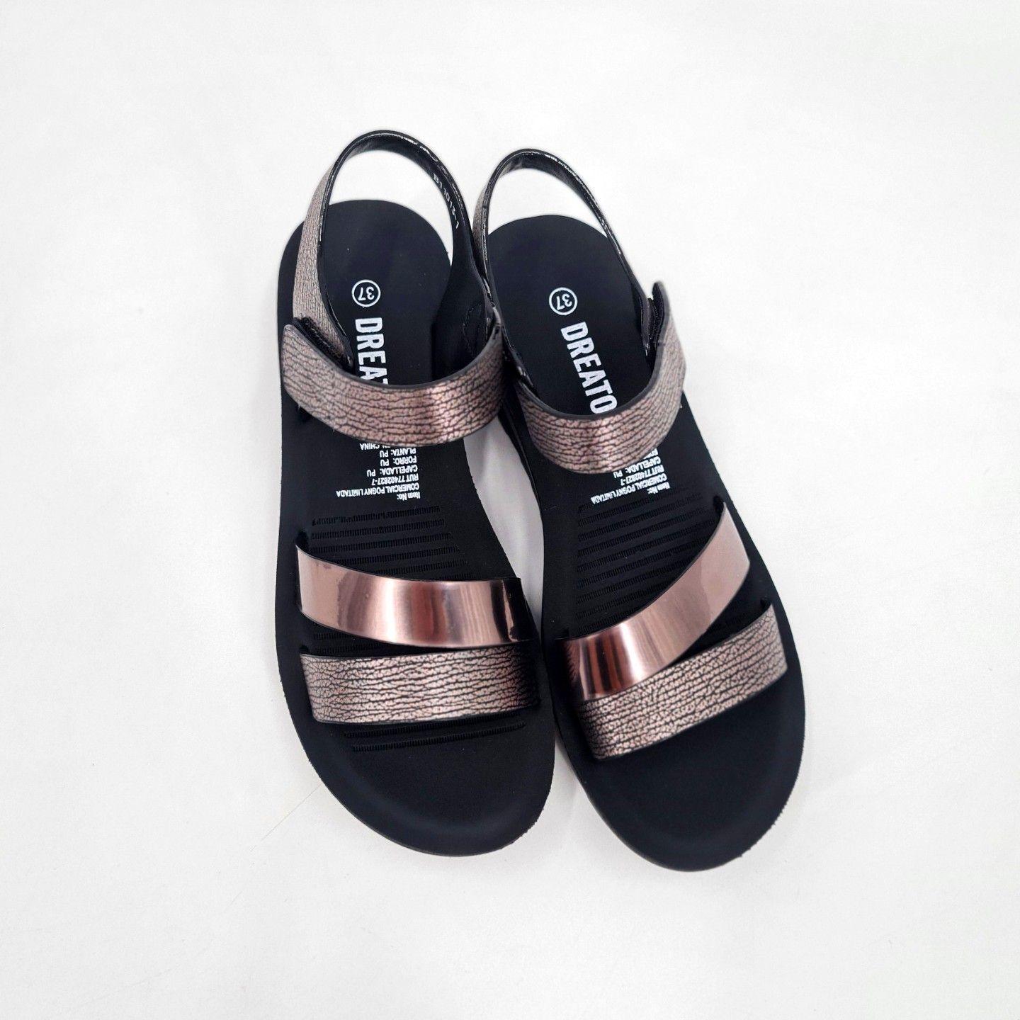 SANDALIAS GOMA METALIZADAS 11013-3