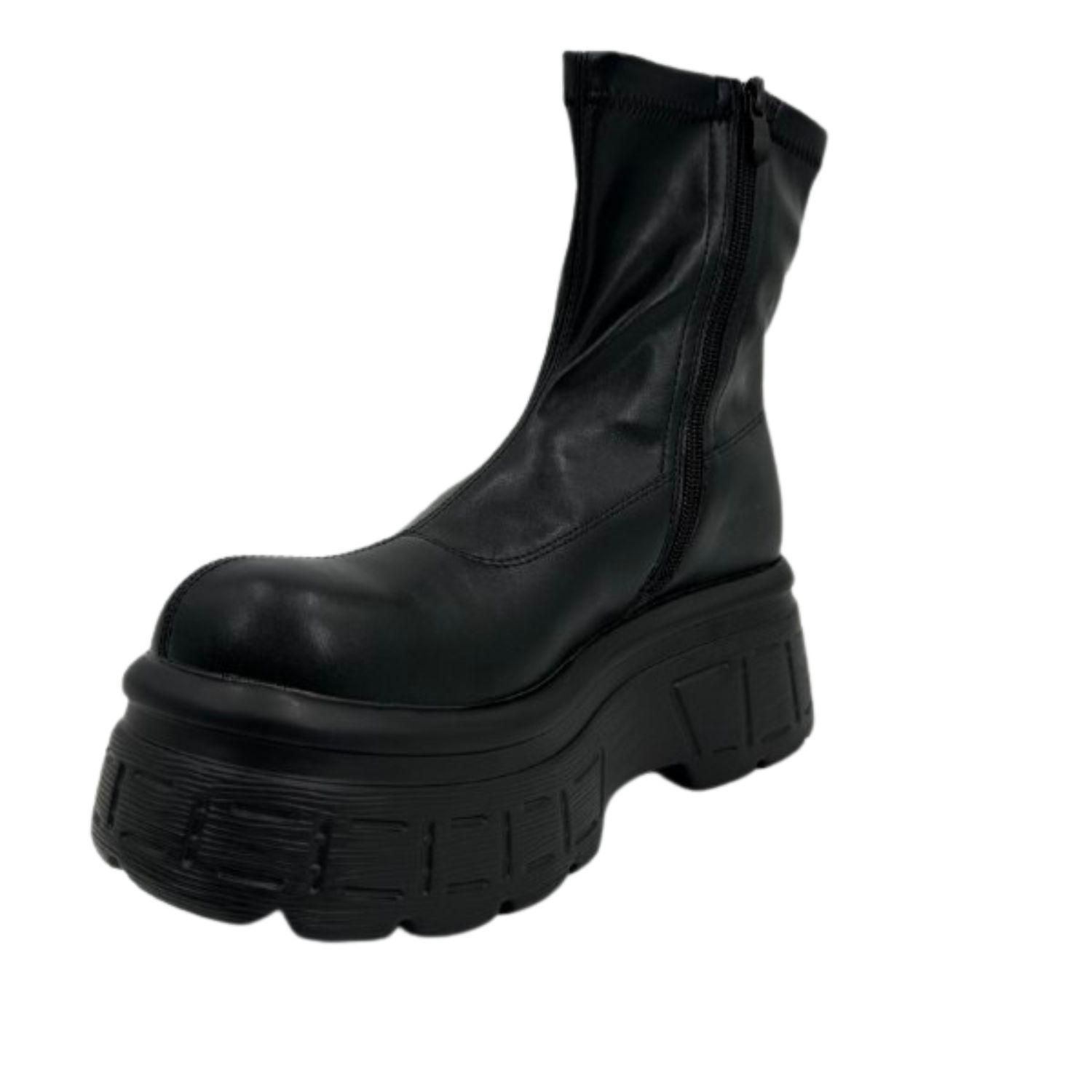 Botas con Plataforma y Caña Media-3