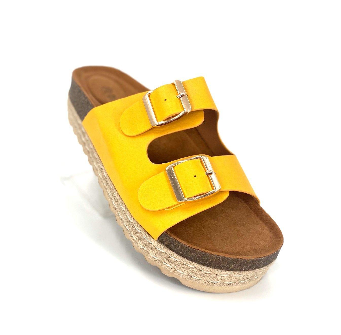 Sandalias Cata Amarillo Dreato-0