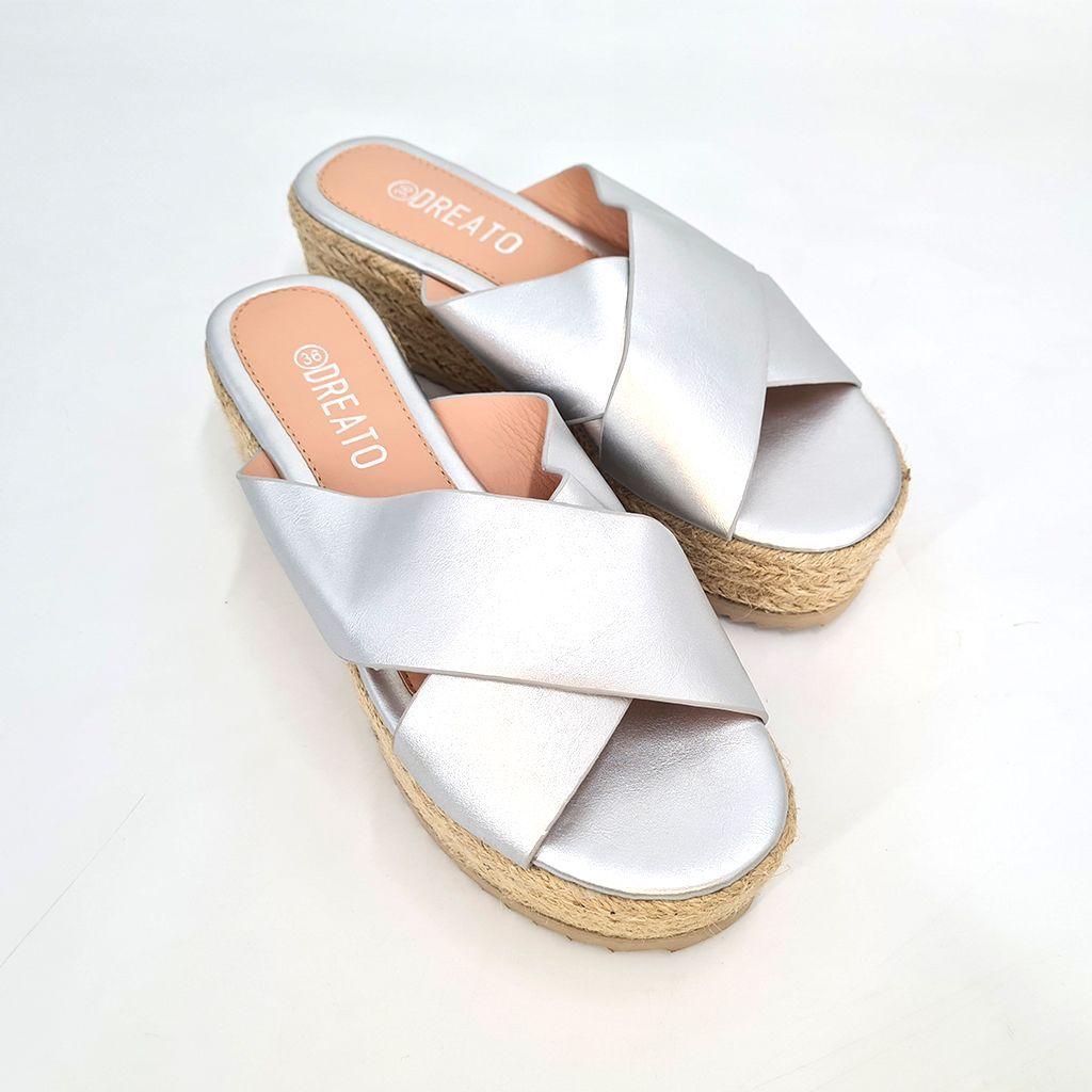 Sandalias Plataforma Corrida 08040-1