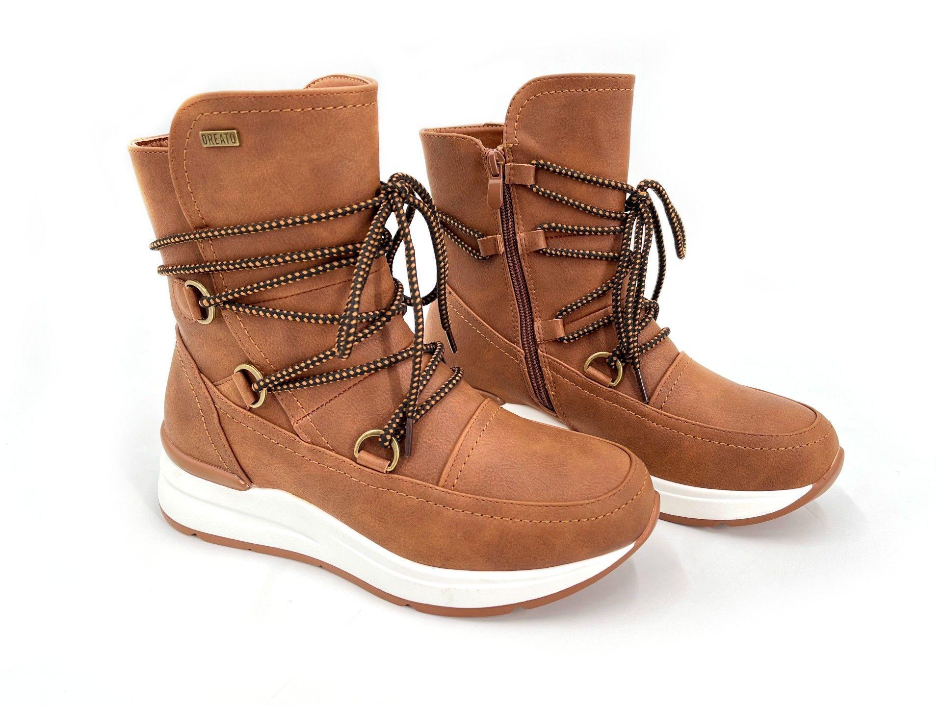 Mountain Boots Classic Camel Mujer Dreato D1020-3