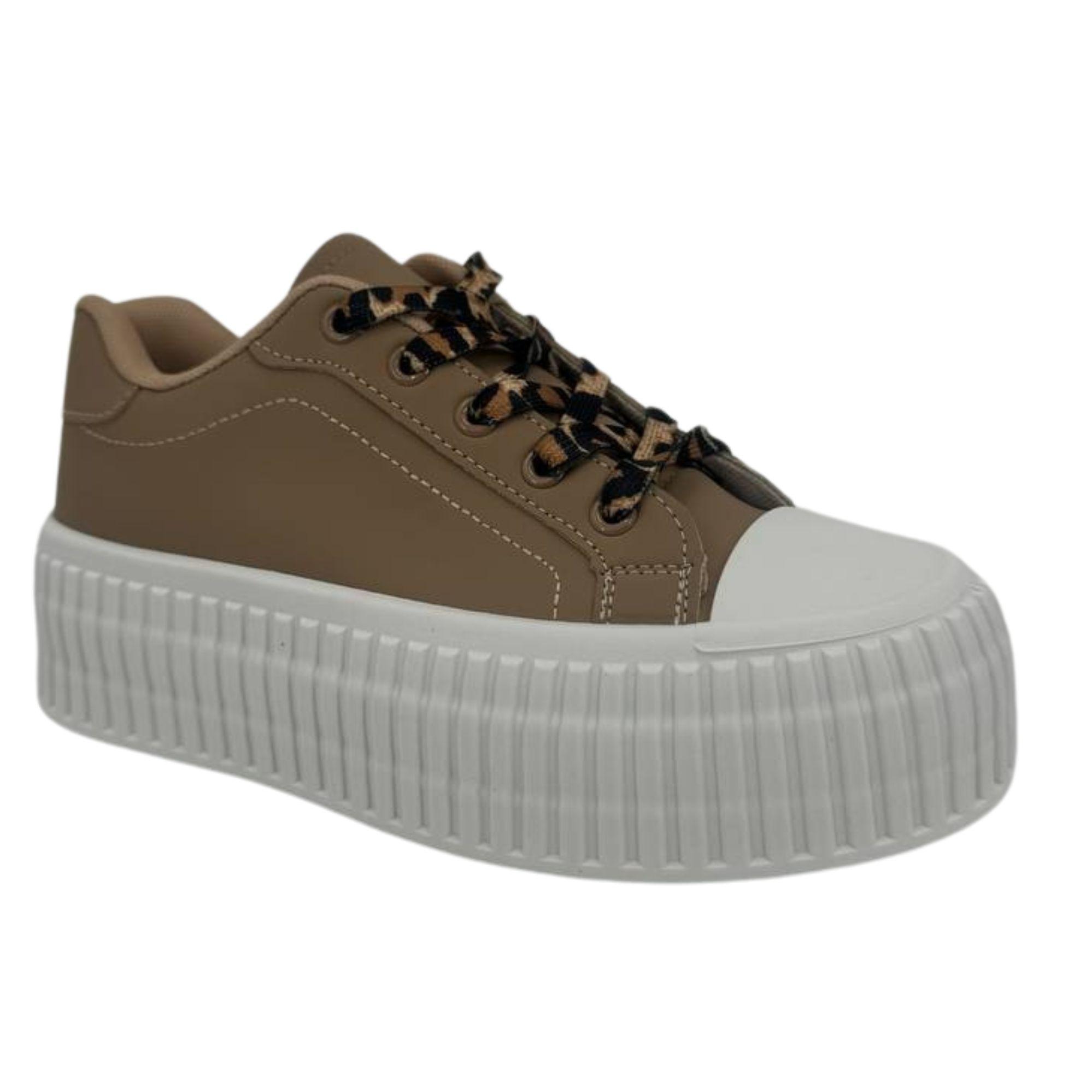 Zapatillas Beige Animal Print-0
