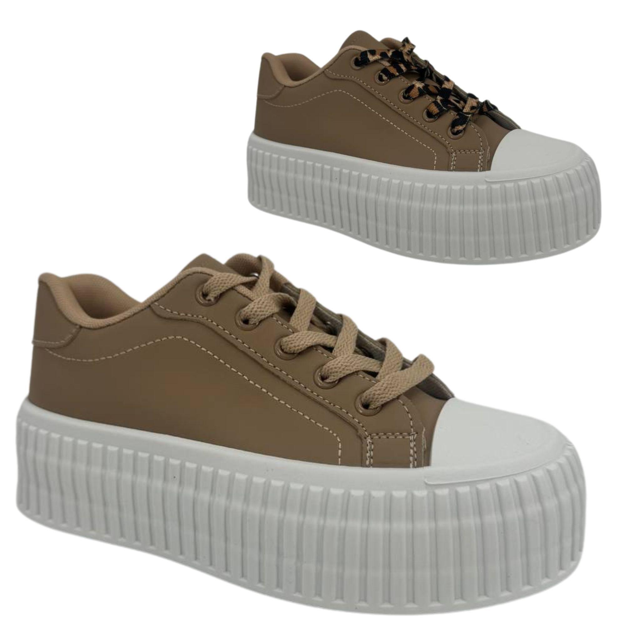 Zapatillas Beige Animal Print-3