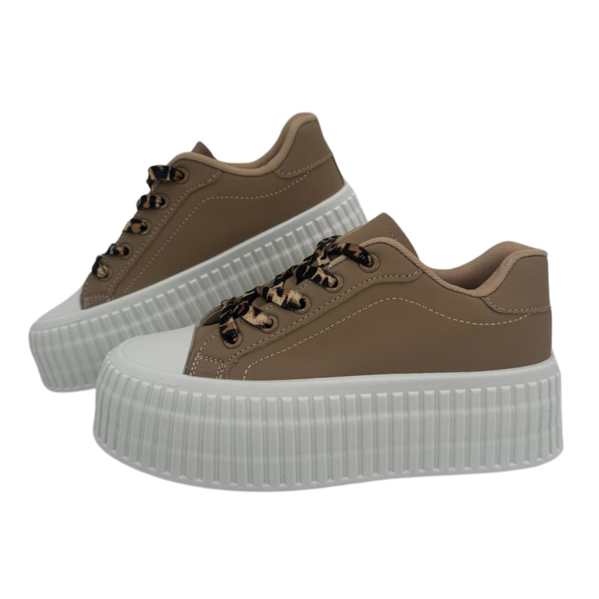 Zapatillas Beige Animal Print-4