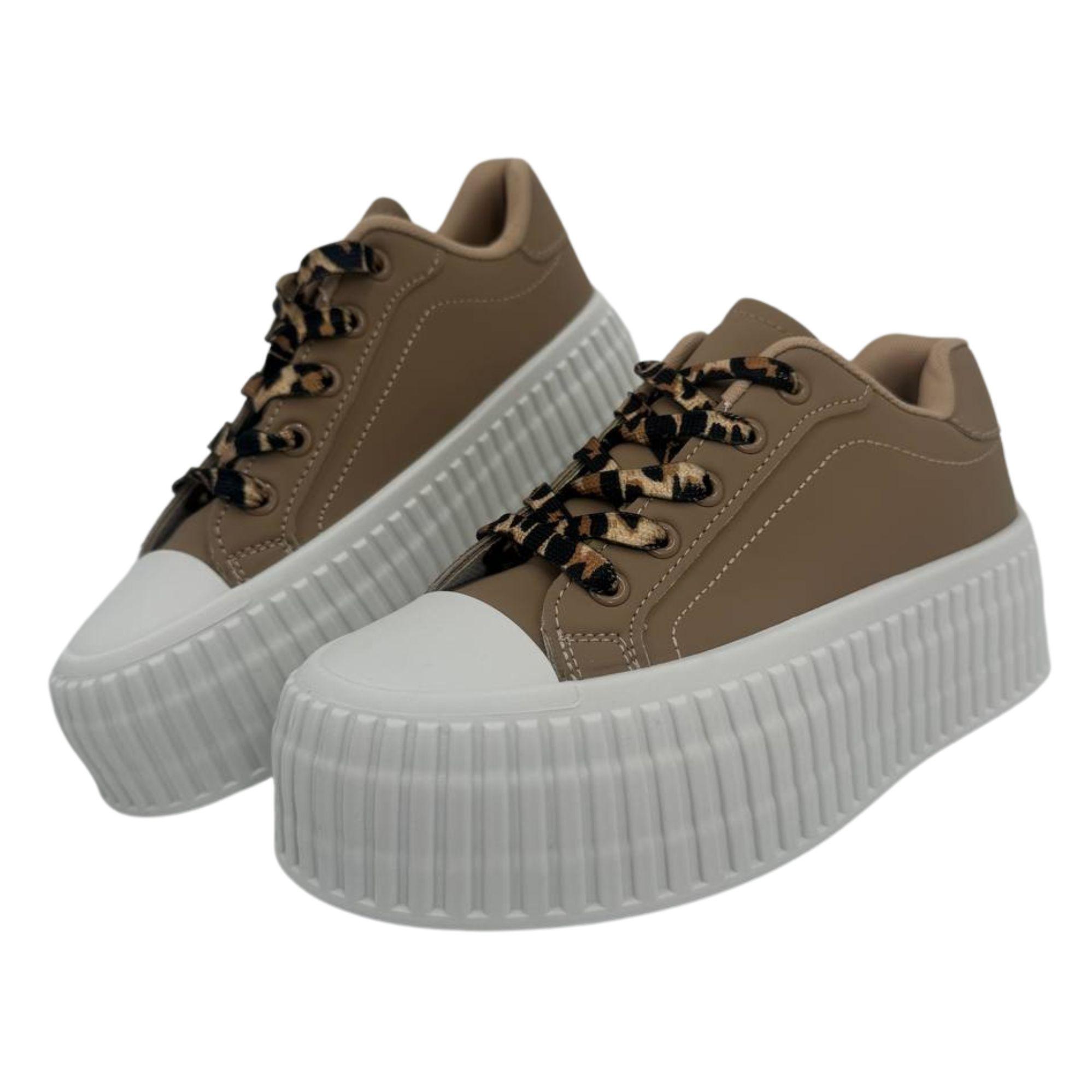 Zapatillas Beige Animal Print-5