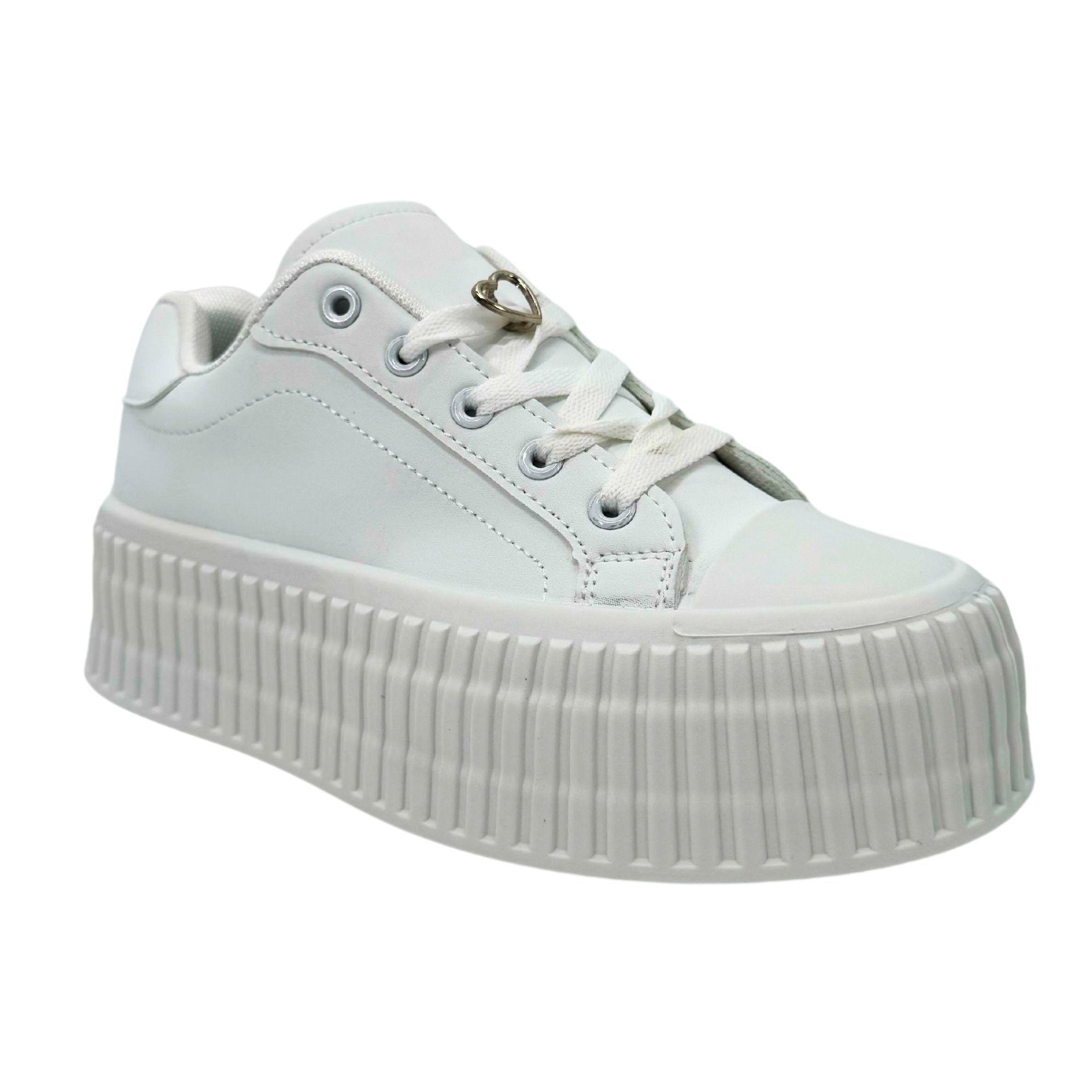 Zapatilla Love Plataforma Blanca-1