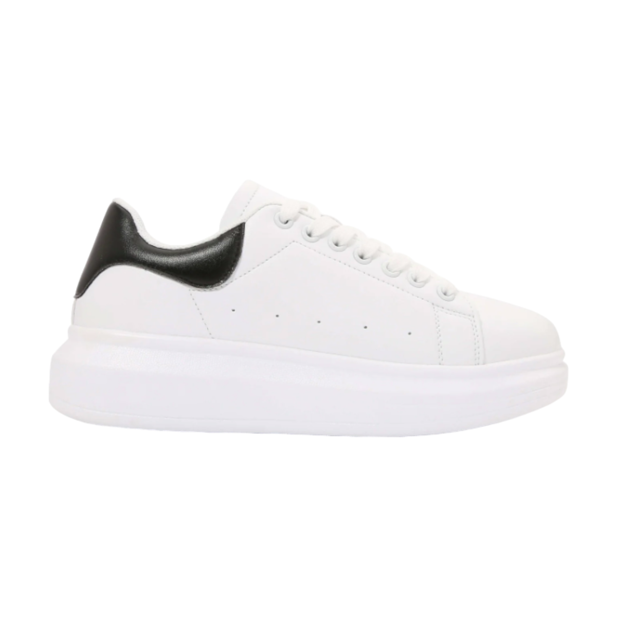 Zapatillas Blancas Plataforma Mujer-0