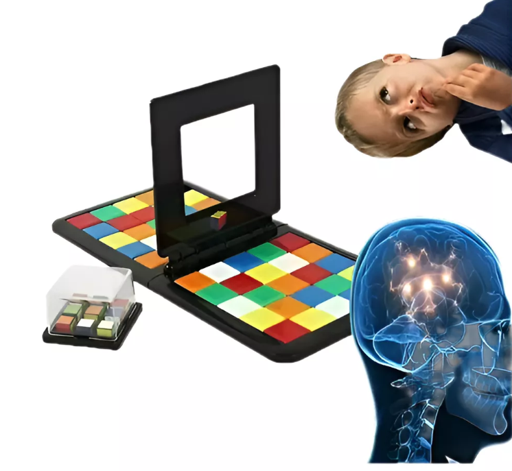 Juego Mesa Niños Puzzle Race Cube 3d Magic Block Game Rubik-2