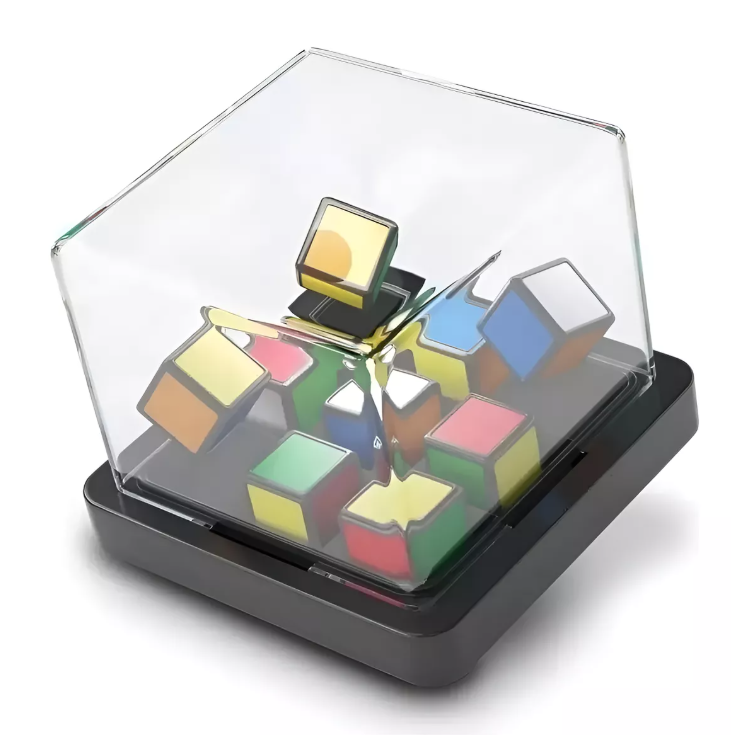 Juego Mesa Niños Puzzle Race Cube 3d Magic Block Game Rubik-3