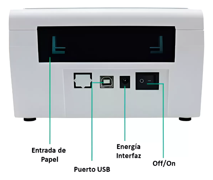 Impresora Térmica Portátil Bluetooth Etiquetas Código Barras-3