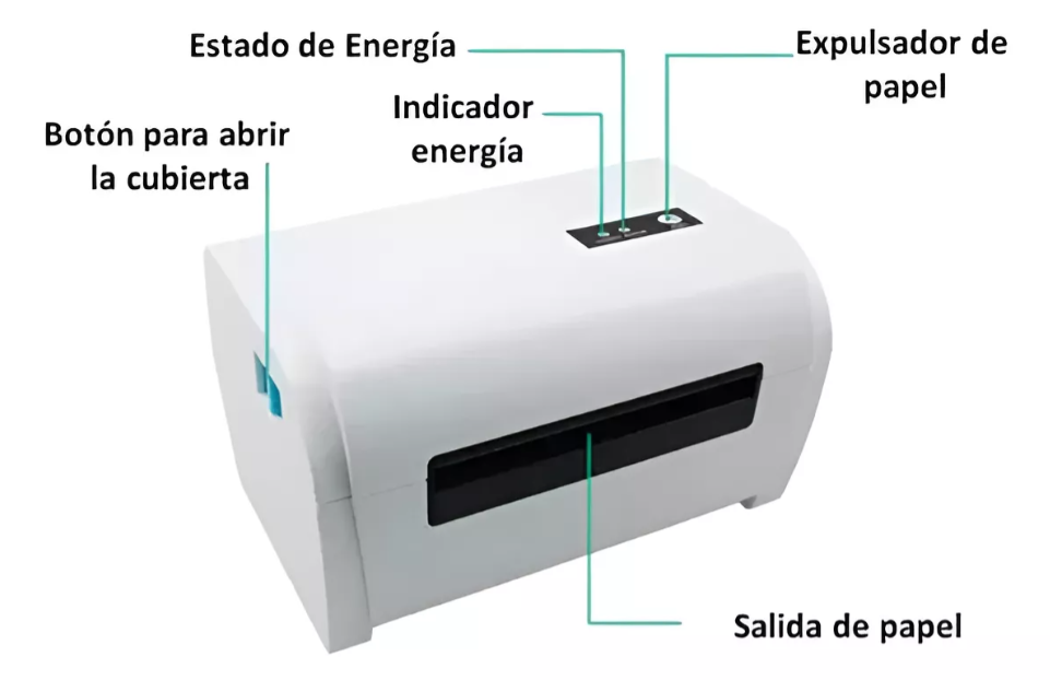 Impresora Térmica Portátil Bluetooth Etiquetas Código Barras-4