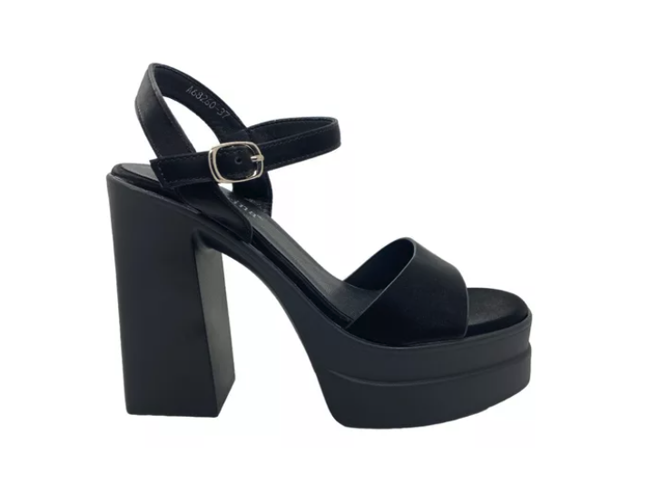 Sandalias Altas Para Mujer Tacón Grueso SOLO talla 40-0