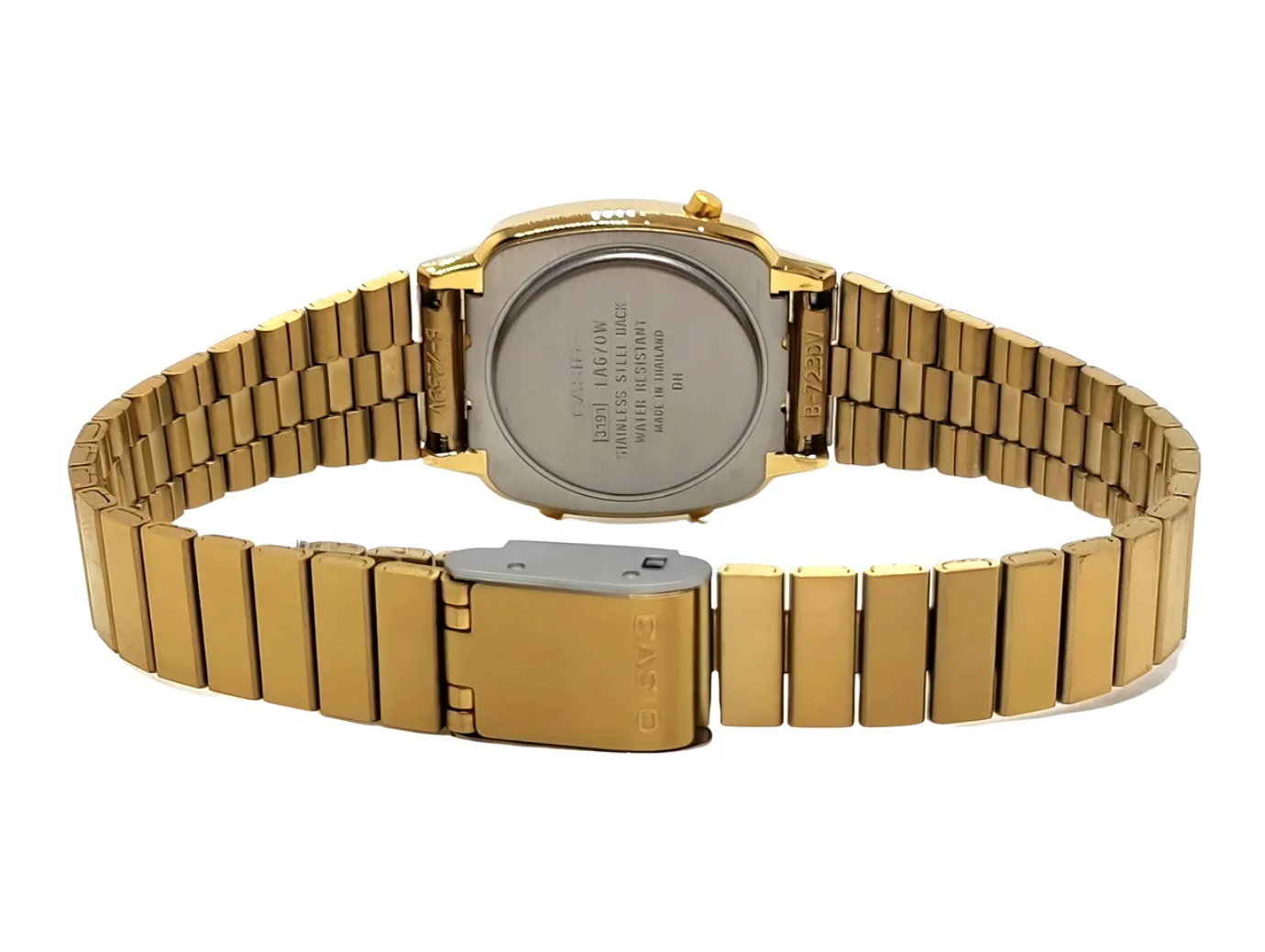 Reloj Casio Cuarzo Mujer Con Correa Ajustable Dorado-3