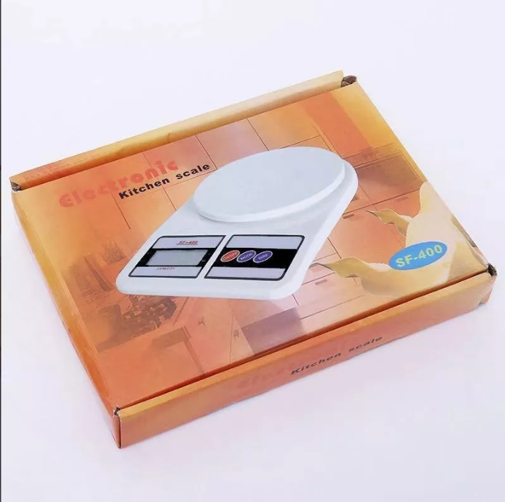 Balanza Pesa Digital Para Cocina Comercio De 7 Kg Color Blanco-5