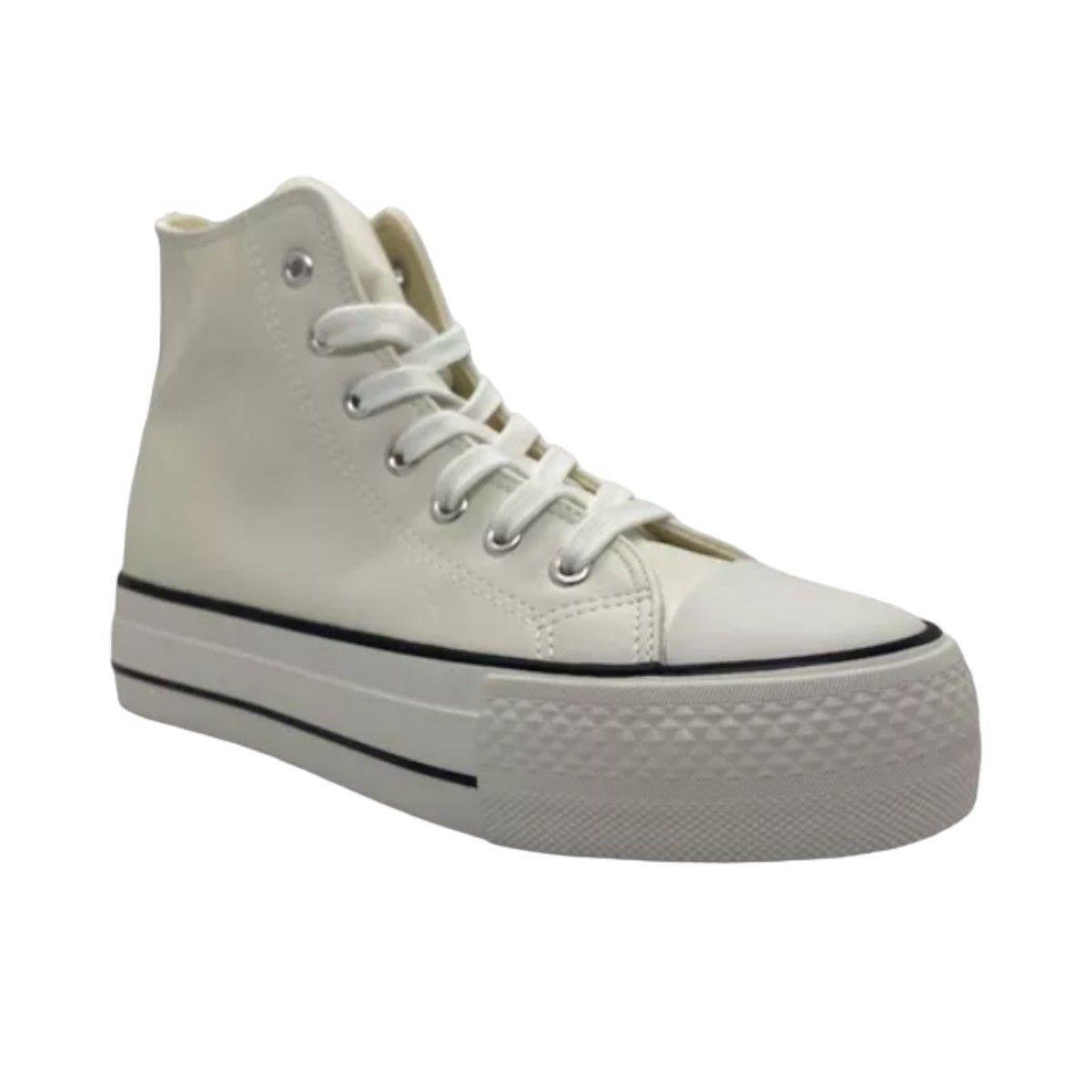 Zapatillas Blancas Ecocuero-1