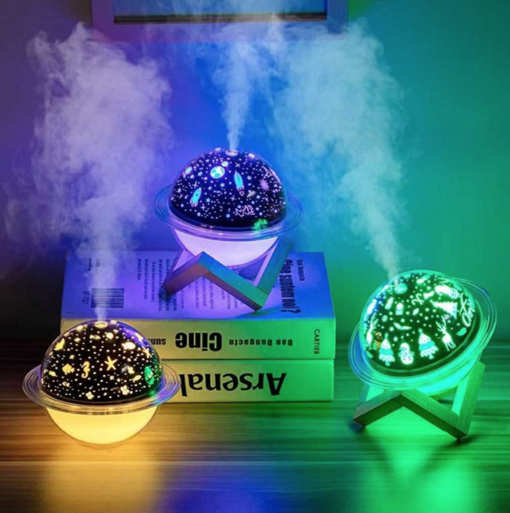 Lámpara Humidificador Ufo Aromaterapia 250 Ml Luz Multicolor + Esencias-7