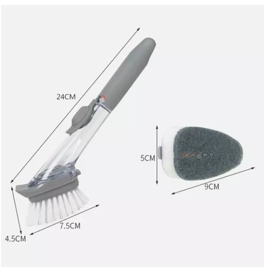 Cepillo Dispensador Jabón 2 En1-2