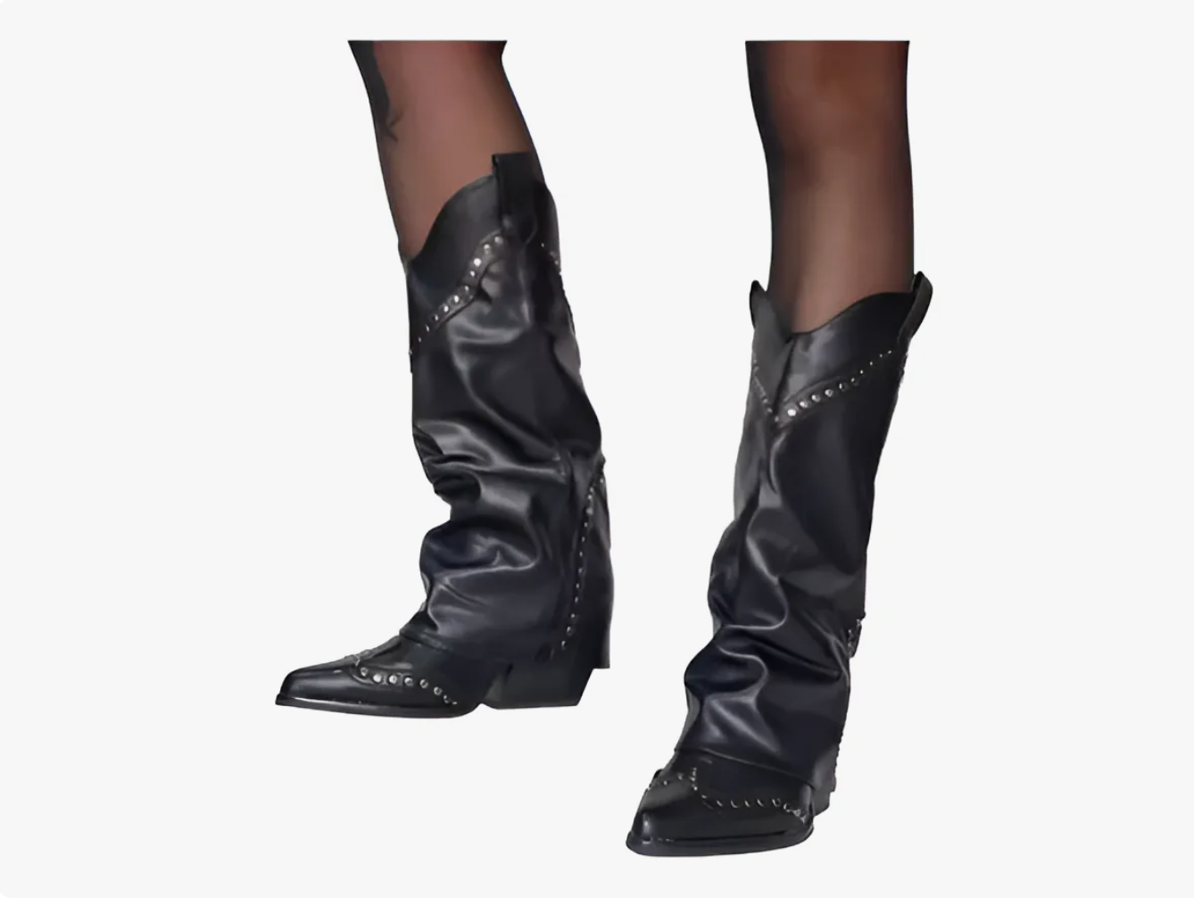 Botas Texanas Cowboy Con Tachas-1