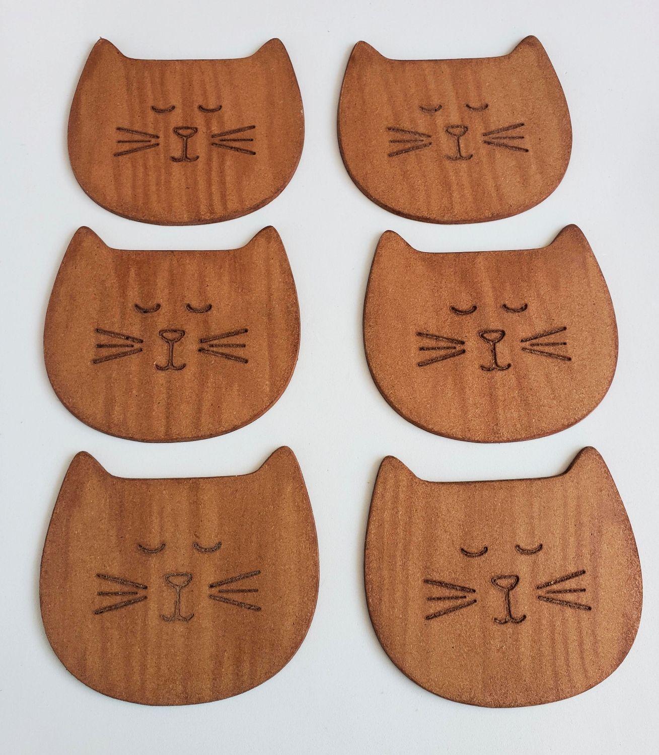 Set de posavasos de madera gato Marfeldmuebles-3