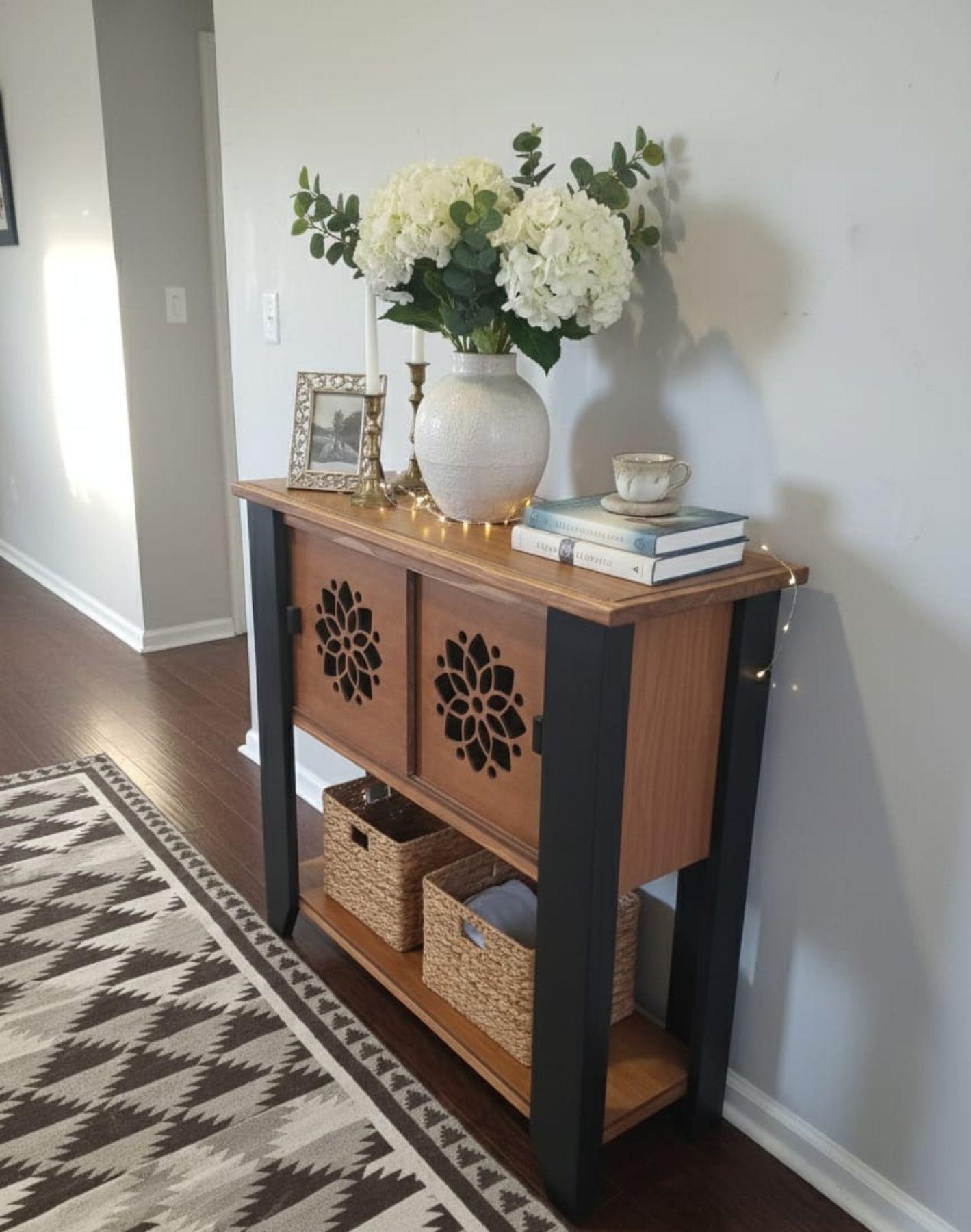 ARRIMO DE MADERA CON PUERTAS CORREDIZAS-3