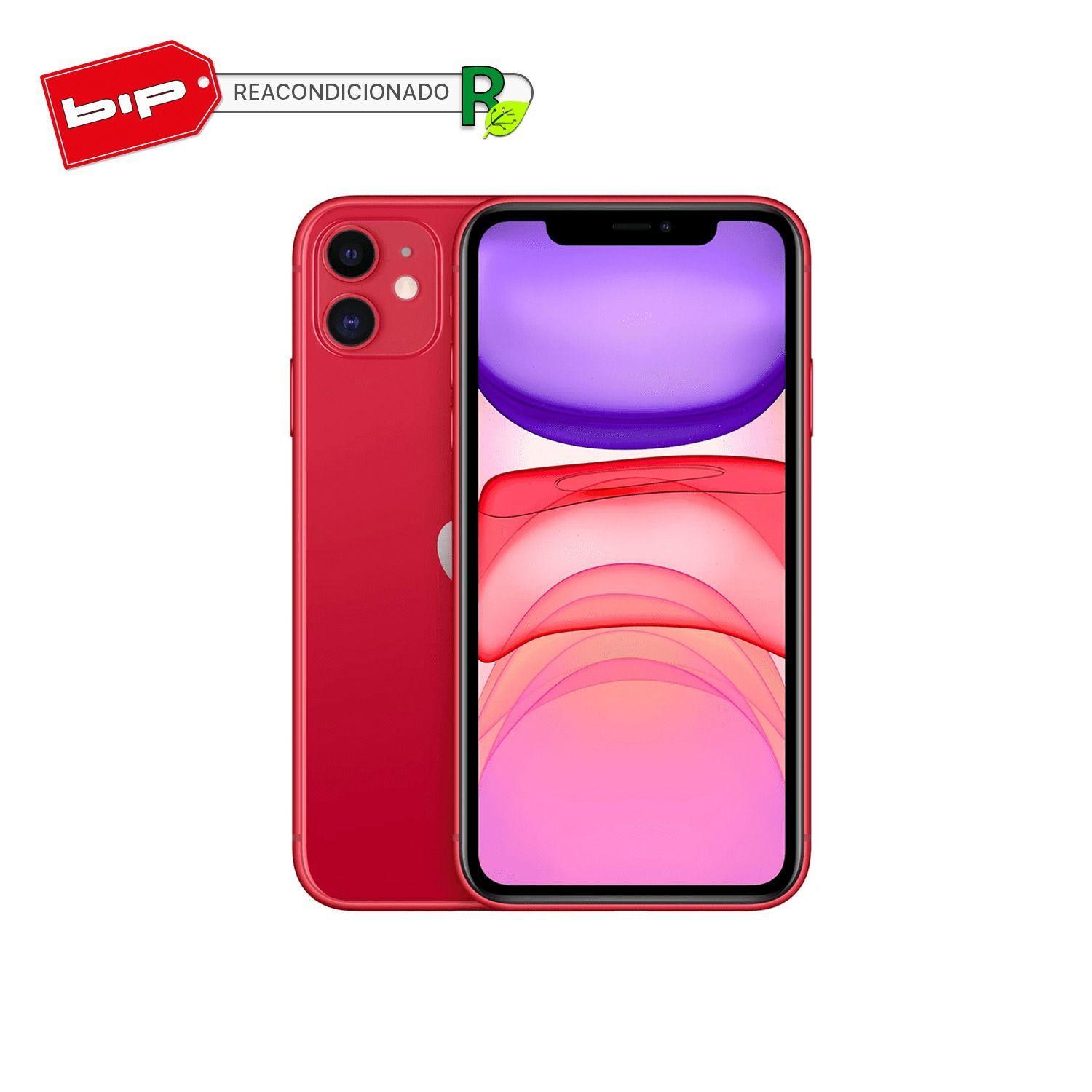 Celular Reacondicionado iPhone 11 128GB - Rojo-0
