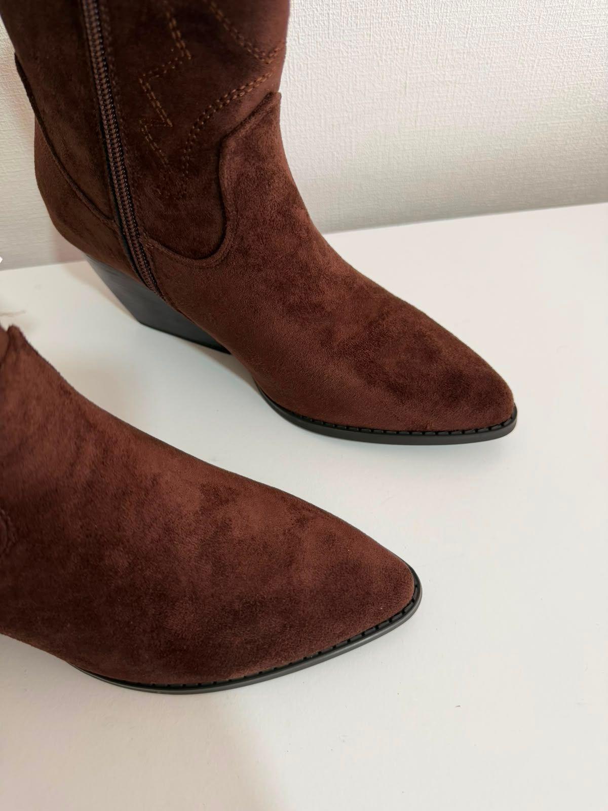 Bot n Texano Brown con Flecos-2