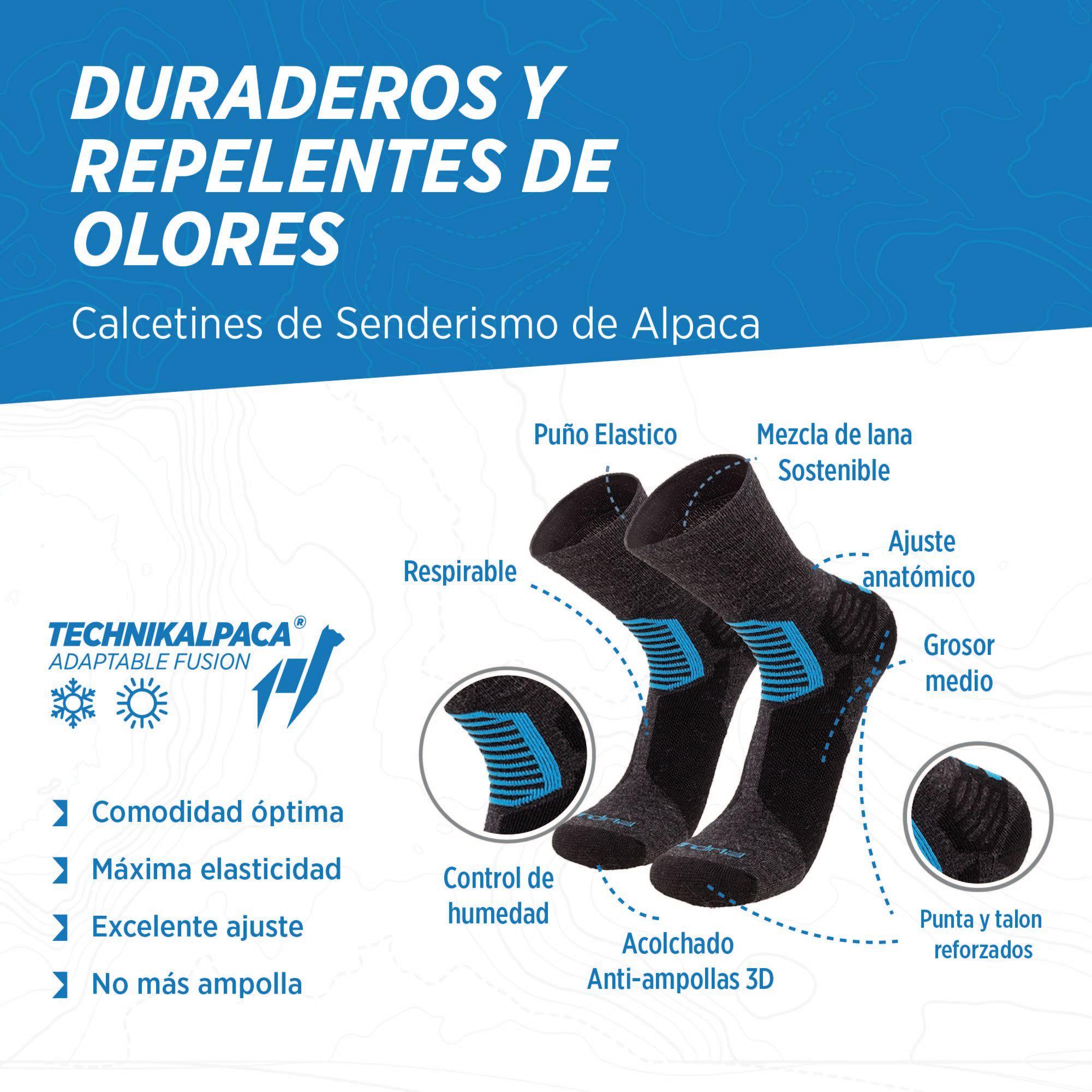 Calcetines Outdoor de Alpaca y Merino -1