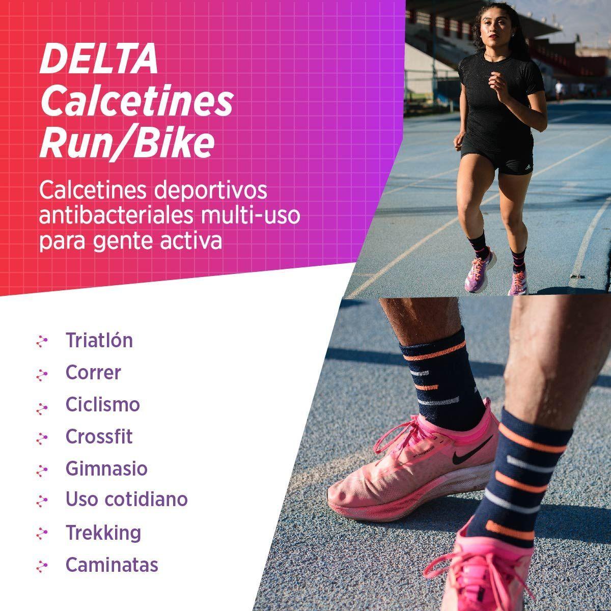 Calcetines Deportivas Compresión para Running Ciclismo Gym Futbol 2 Pack-4
