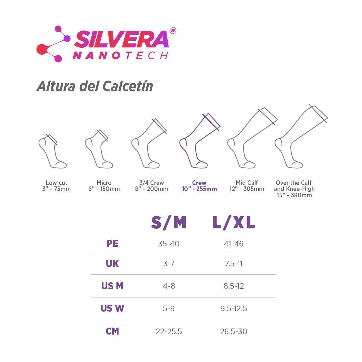 Calcetines Deportivas Compresión para Running Ciclismo Gym Futbol 2 Pack-5