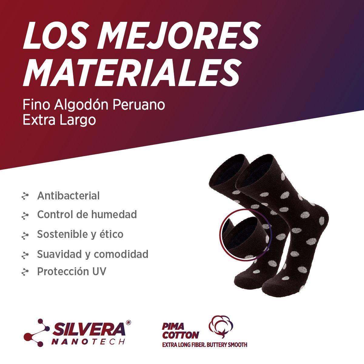 Calcetines de algodón pima oficina reuniones clásicas hombre mujer 3-pack-3