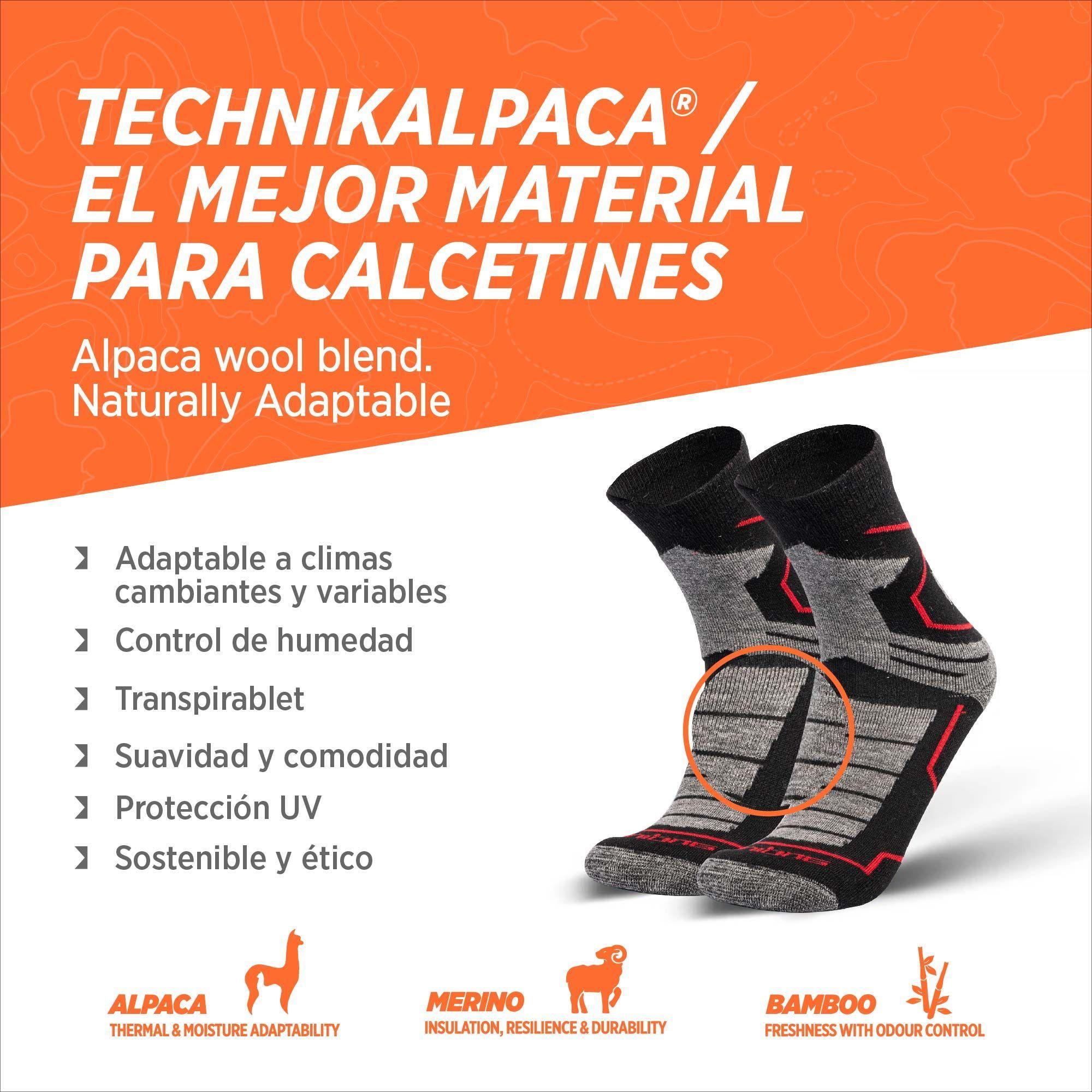Calcetines Deportivos Outdoor de Alpaca y Merino -3