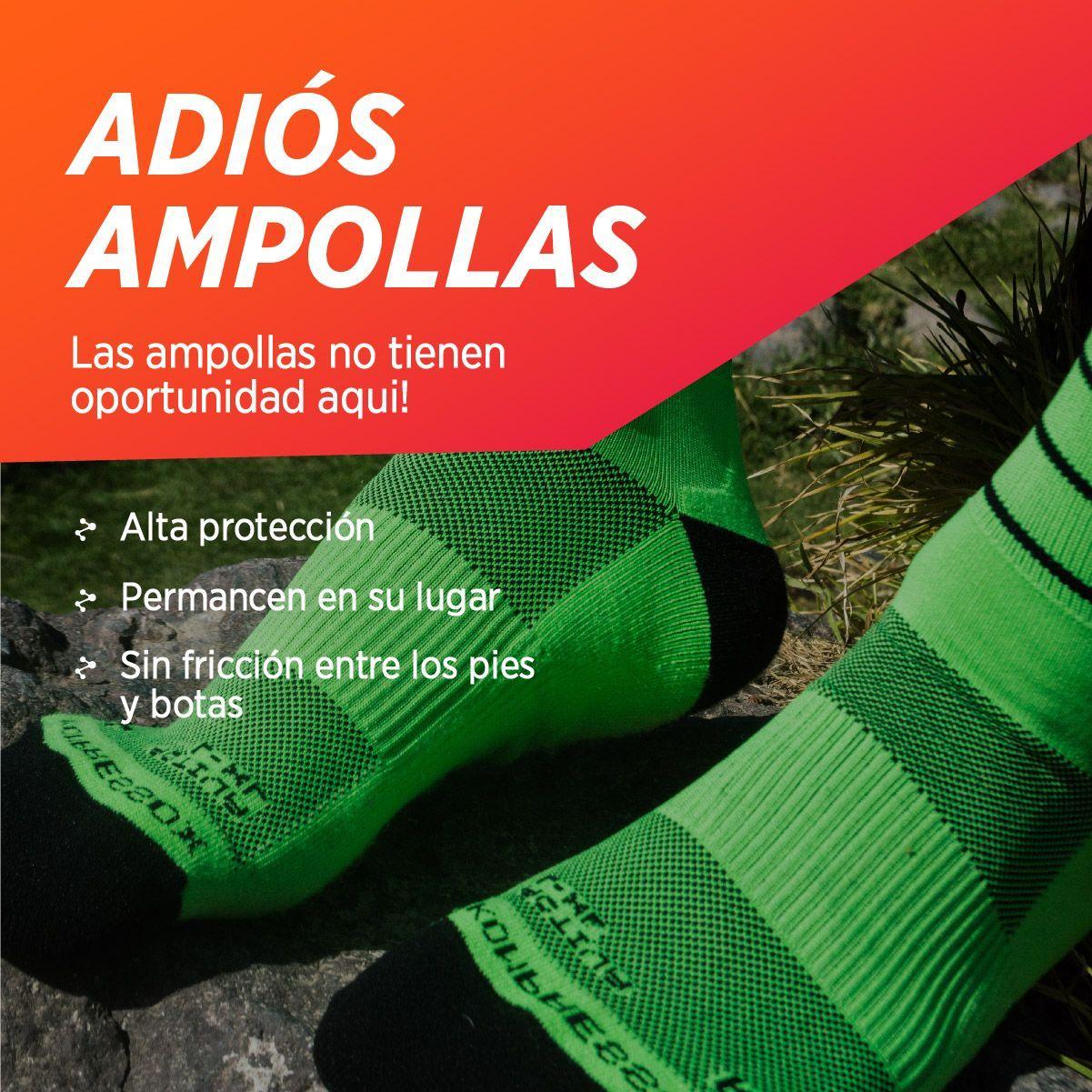 Calcetines deportivas running de compresión antibacterial 2 pares-2