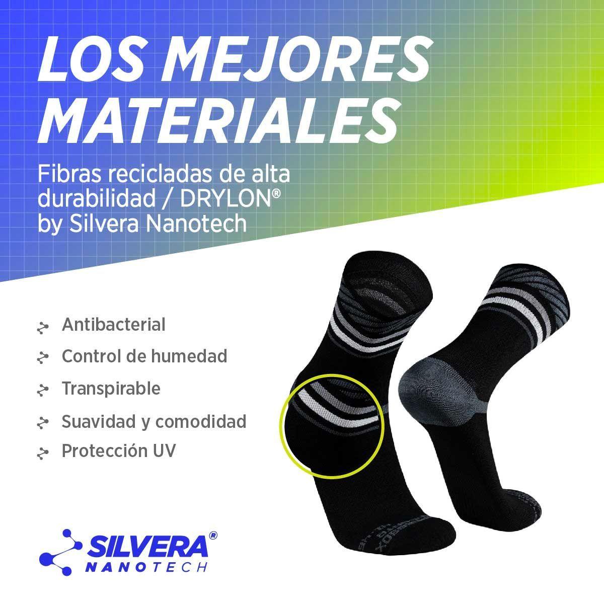 Calcetines deportivos running ciclismo gym tenis padel unisex 2 PACK-3