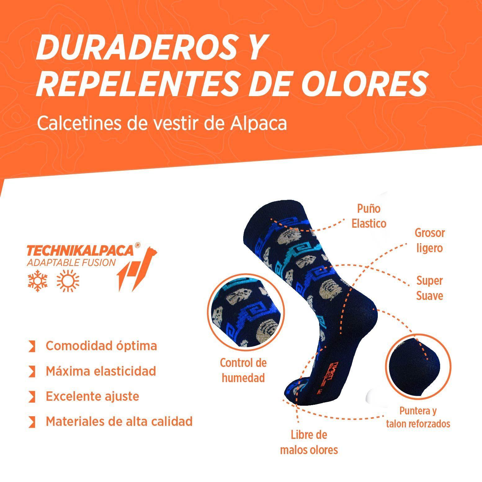  calcetines de vestir de alpaca merino bambú casuales hombre y mujer-1